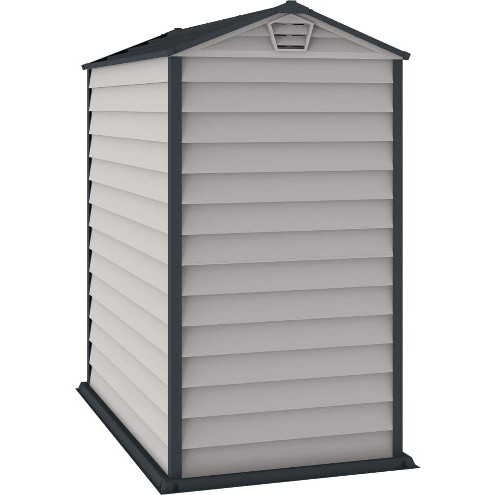 Duramax EverMore 4' x 6' Vinyl Storage Shed 30625 rear