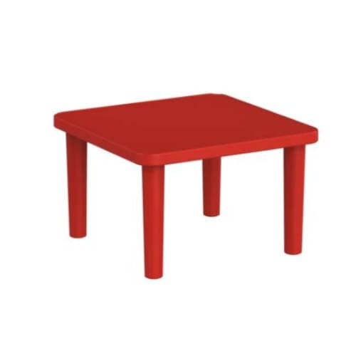 Duramax Kindergarten Table - Square Red 86806