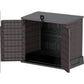 Duramax Storeaway 850L Brown 86621 open 