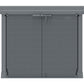 Duramax Storeaway Arc Lid 1200L Gray 86633 closed front