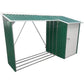 Duramax WoodStore Combo Green with Off White Trim 53661 - Metal Shed