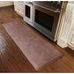 WellnessMats Linen Antique Mat Collection 6 X 2 X 3/4 - WellnessMat An anti-microbial kitchen mat. An ergo mat that reduces impact on the legs and back